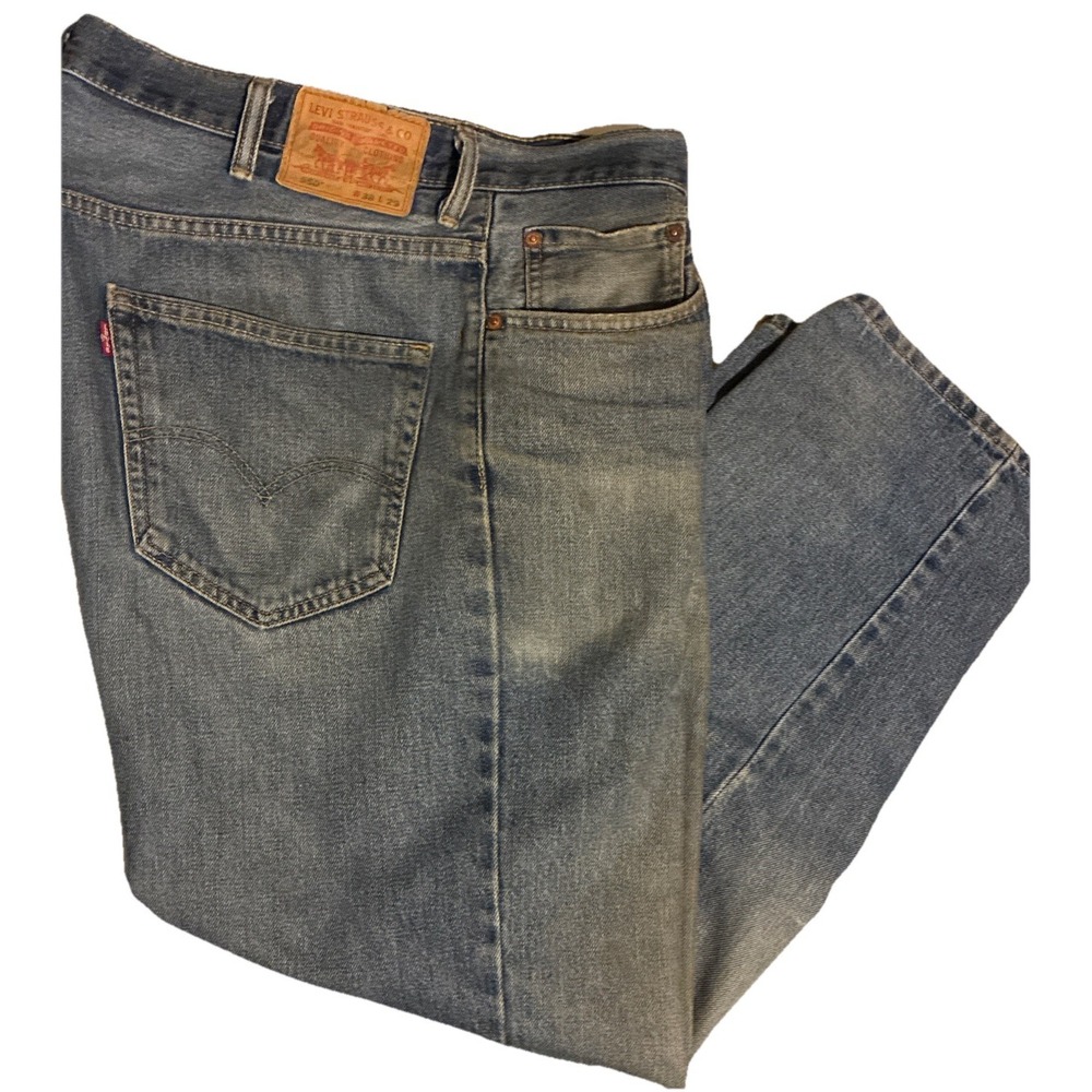 550 LEVI'S-JEANS FOR MEN ORIGINAL RIVETED QUALITY STRAIGHT LEG 38x29